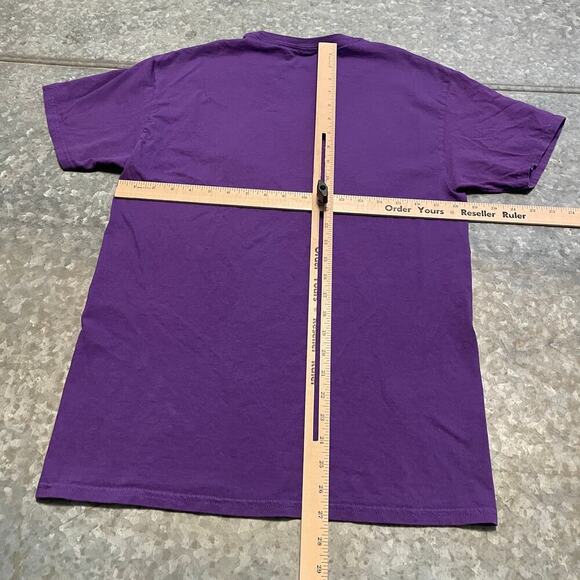 Vintage Betty Boop Embroidered Beautiful Lady Las Vegas Tee Shirt Medium Purple - Picture 8 of 10